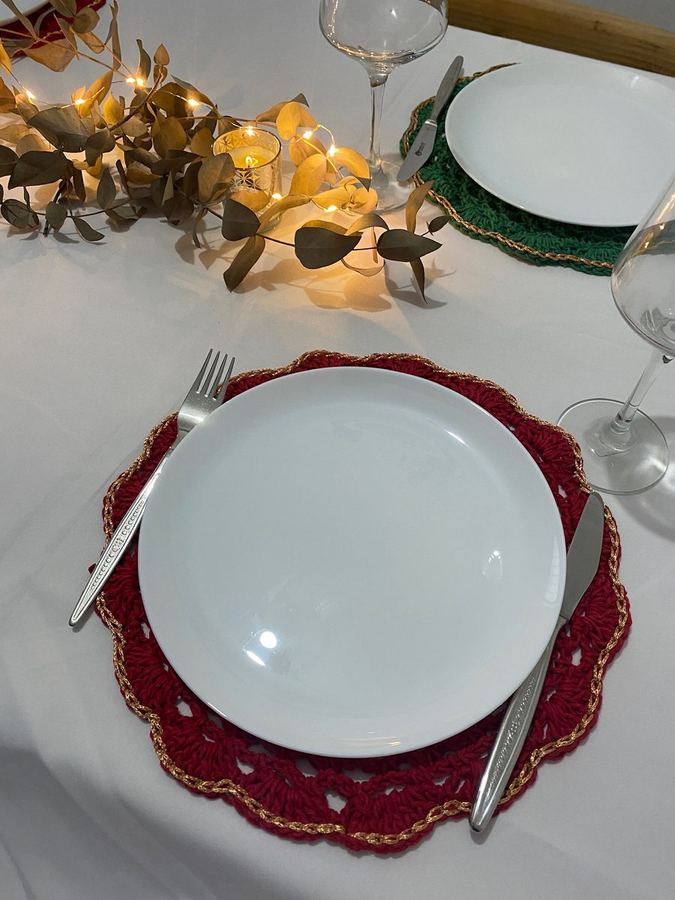 PLATOS DE SITIO NAVIDEÑOS